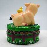Children'sHappy Pig & Chicks Jewelry Boxes - AN: Pigs, Animal, Collectibles, Figurines, General Gift, Hinge Boxes, Hinge Boxes-General, Home & Garden, Jewelry Holders, Nursery Rhyme, Toys - 2 - 3 - 4