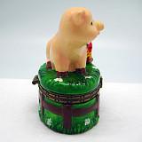 Children'sHappy Pig & Chicks Jewelry Boxes - AN: Pigs, Animal, Collectibles, Figurines, General Gift, Hinge Boxes, Hinge Boxes-General, Home & Garden, Jewelry Holders, Nursery Rhyme, Toys - 2