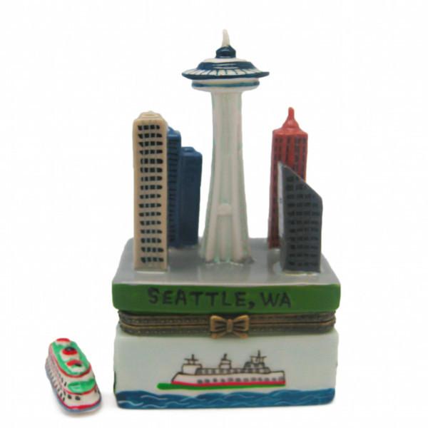 Seattle Downtown Souvenirs Treasure Boxes - Collectibles, Figurines, General Gift, Hinge Boxes, Hinge Boxes-General, Home & Garden, Jewelry Holders, Kids, Seattle, Toys