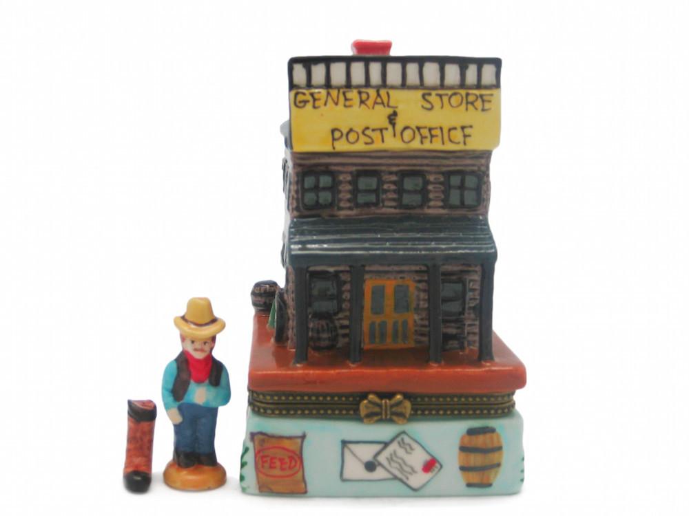 Western Store & Post Office Treasure Boxes - Collectibles, Figurines, General Gift, Hinge Boxes, Hinge Boxes-Western, Home & Garden, Jewelry Holders, Kids, Toys, Western