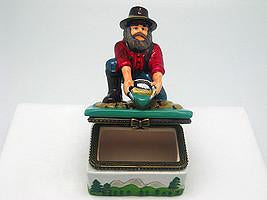 Western Prospector Treasure Boxes - Collectibles, Figurines, General Gift, Hinge Boxes, Hinge Boxes-Western, Home & Garden, Jewelry Holders, Kids, Toys, Western - 2