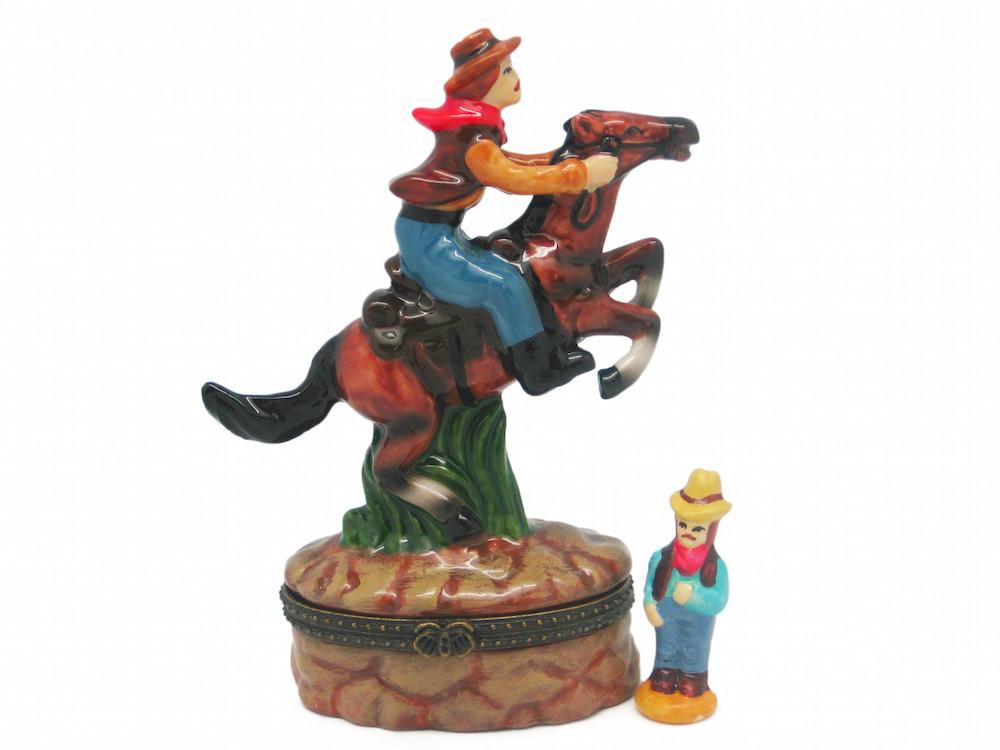 Western Cowboy Treasure Boxes - Collectibles, Figurines, General Gift, Hinge Boxes, Hinge Boxes-Western, Home & Garden, Jewelry Holders, Kids, Toys, Western
