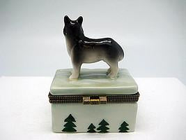 Husky Jewelry Boxes - Animal, Collectibles, Figurines, General Gift, Hinge Boxes, Hinge Boxes-General, Home & Garden, Jewelry Holders, Kids, Toys - 2 - 3 - 4