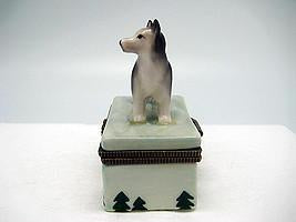 Husky Jewelry Boxes - Animal, Collectibles, Figurines, General Gift, Hinge Boxes, Hinge Boxes-General, Home & Garden, Jewelry Holders, Kids, Toys - 2 - 3 - 4 - 5