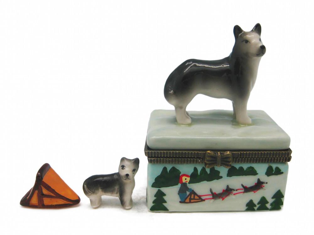 Husky Jewelry Boxes - Animal, Collectibles, Figurines, General Gift, Hinge Boxes, Hinge Boxes-General, Home & Garden, Jewelry Holders, Kids, Toys