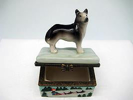 Husky Jewelry Boxes - Animal, Collectibles, Figurines, General Gift, Hinge Boxes, Hinge Boxes-General, Home & Garden, Jewelry Holders, Kids, Toys - 2