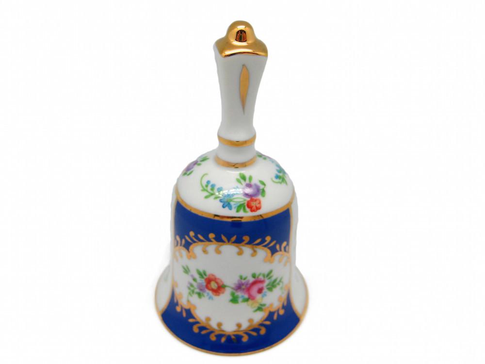 Victorian Antique Bell Jewelry Box Royal Blue - Antique Red, Ceramics-Victorian Boxes, Collectibles, Decorations, Delft Blue, Deluxe Gold, General Gift, Home & Garden, Jewelry Holders, Royal Blue, s, Toys, Victorian