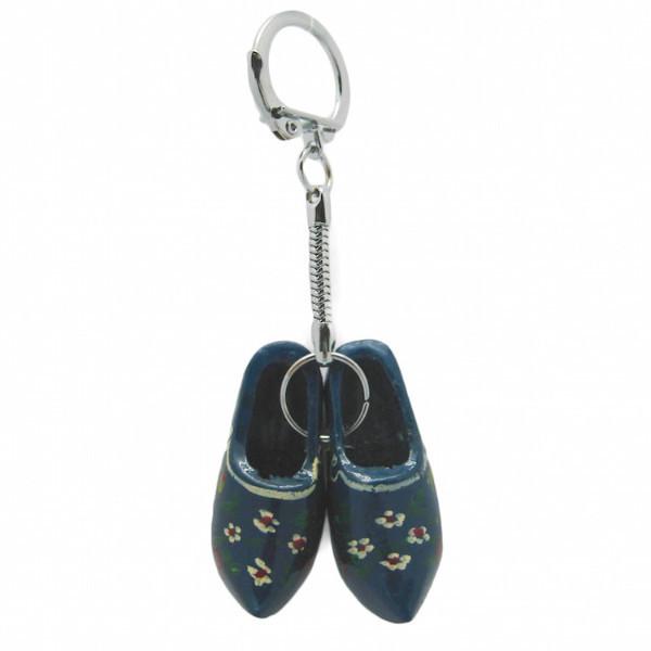 Danish Clog Key Chain - Apparel & Accessories, Blue, Collectibles, Color, CT-551, CT-600, Danish, Decorations, Dutch, Key Chains, Netherlands, PS-Party Favors, PS-Party Favors Dutch, Red, Toys, wood, Wooden Shoes-Key Chains - 2