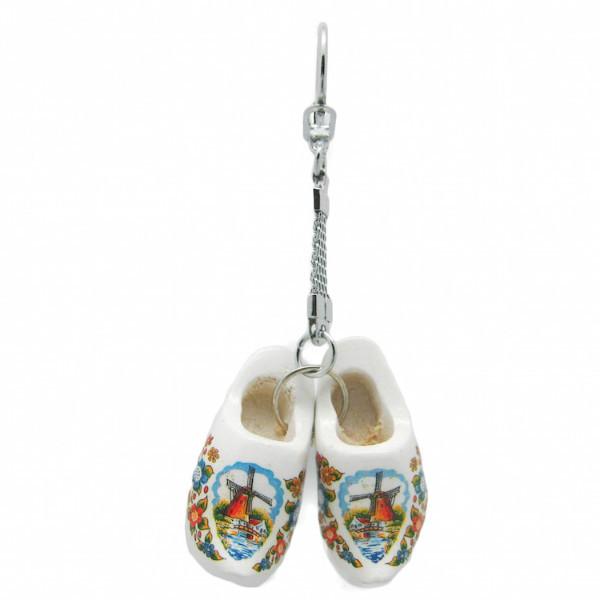 Dutch Wooden Shoes Keychain Natural - Apparel & Accessories, Black, Blue, Collectibles, Color, CT-551, CT-600, Decorations, Delft Blue, Dutch, green, Key Chains, Multi-Color, Natural Tulip, Natural-Red-Trim, Netherlands, PS-Party Favors, PS-Party Favors Dutch, Red, Top-DTCH-B, Toys, Tulips, Windmills, wood, Wooden Shoes-Key Chains, Yellow - 2 - 3 - 4