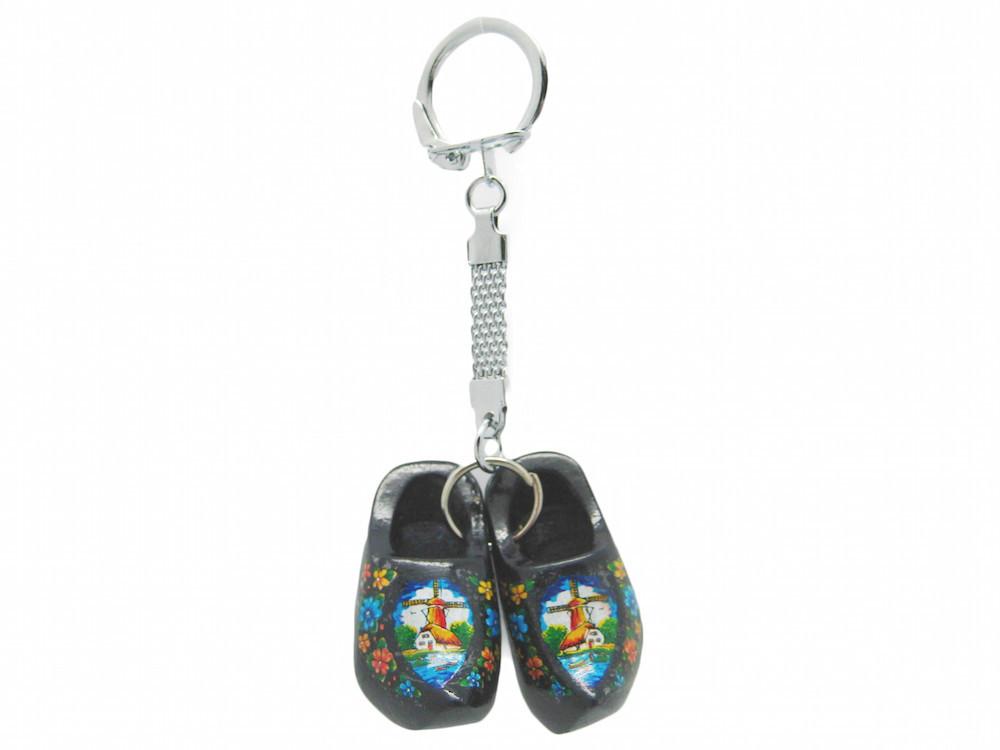 Dutch Wooden Shoes Keychain Natural - Apparel & Accessories, Black, Blue, Collectibles, Color, CT-551, CT-600, Decorations, Delft Blue, Dutch, green, Key Chains, Multi-Color, Natural Tulip, Natural-Red-Trim, Netherlands, PS-Party Favors, PS-Party Favors Dutch, Red, Top-DTCH-B, Toys, Tulips, Windmills, wood, Wooden Shoes-Key Chains, Yellow - 2 - 3 - 4 - 5 - 6 - 7 - 8