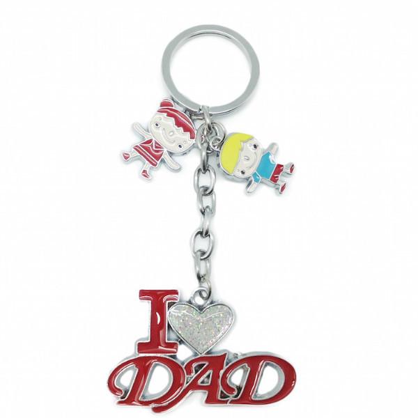 Dad Gift Key Chain  inchesI Love Dad inches - Apparel & Accessories, Collectibles, Dad, General Gift, Key Chains, PS-Party Favors, Toys