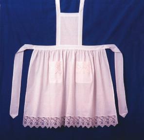 Deluxe Adult Victorian Lace Costume Full Apron White - $20 - $30, Apparel- Aprons - Full, Apparel-Costumes, Apparel-Kitchenware, CT-700, Ecru, General Gift, lace, PS-Party Favors, Top-GNRL-A, victorian, White - 2 - 3 - 4 - 5 - 6