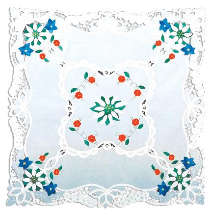 TABLECLOTH/EDELWEISS ROUND