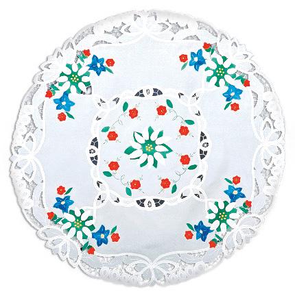 TABLECLOTH/EDELWEISS ROUND