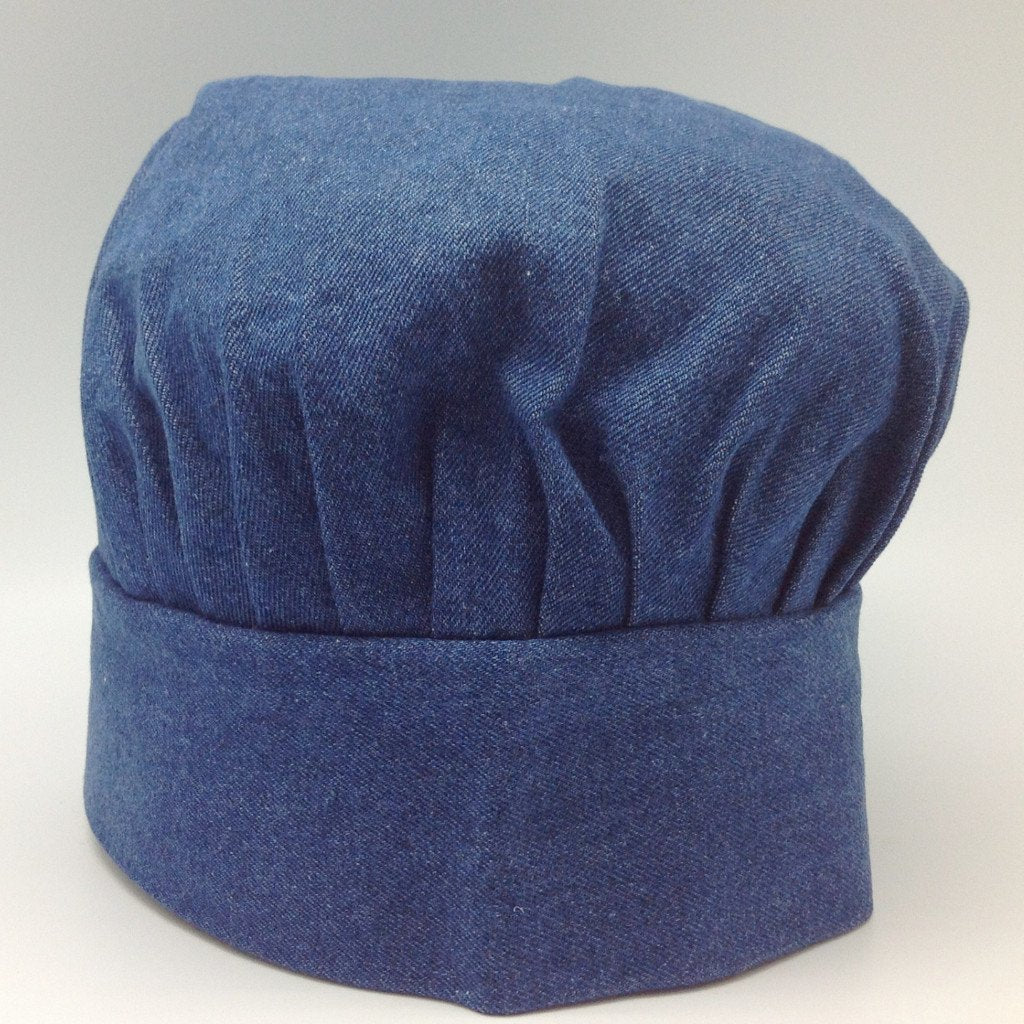 Chef Hat&Plain Denim - Apparel-Chef's Hat, Apparel-Costumes, Apparel-Kitchenware, Denim, General Gift - 2