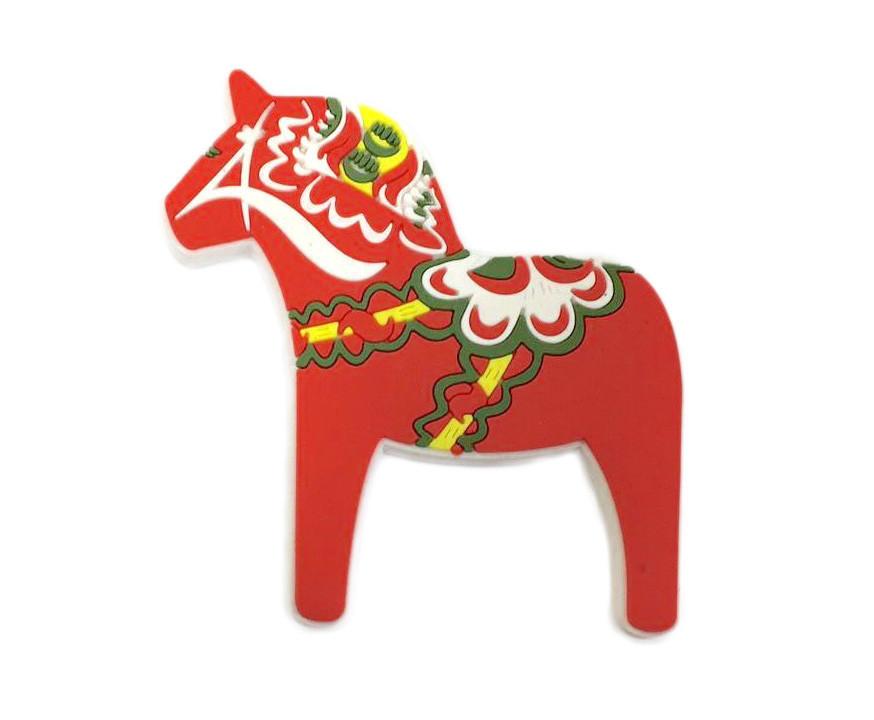 Red Dala Horse Swedish Kitchen Magnet - Collectibles, CT-150, Dala Horse, Dala Horse Red, Home & Garden, Kitchen Magnets, Magnet Mug, Magnets-Refrigerator, New Products, NP Upload, PS-Party Favors, PS-Party Favors Dala, PS-Party Favors Swedish, Swedish, Under $10, Yr-2017
