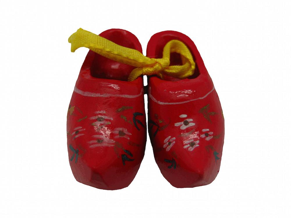 Unique Magnet Holland Wooden Shoes Red 1.75 inches - Below $10, Collectibles, CT-600, Decorations, Dutch, Home & Garden, Kitchen Magnets, Magnets-Refrigerator, PS-Party Favors, PS-Party Favors Dutch