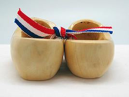 Carved Dutch Wooden Shoes - 2.5 inches, Collectibles, CT-600, Decorations, Dutch, Home & Garden, Kitchen Magnets, Magnets-Dutch, Magnets-Refrigerator, Natural, Netherlands, PS-Party Favors, PS-Party Favors Dutch, Top-DTCH-B, Tulips, wood - 2 - 3