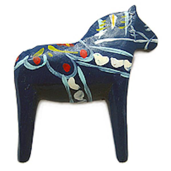 Sweden Horse Blue Magnet - Below $10, Blue, Collectibles, Color, CT-150, Dala Horse, Dala Horse Blue, Dala Horse-Magnets, Decorations, Home & Garden, Kitchen Magnets, Magnets-Refrigerator, PS-Party Favors, swedish, Top-SWED-B
