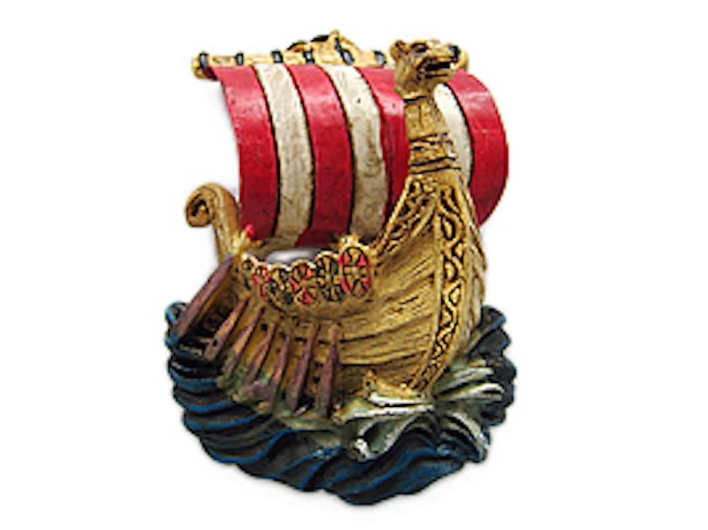 Vikings Ship Gift Souvenir Magnet - Below $10, Collectibles, Home & Garden, Kitchen Magnets, Magnets-Refrigerator, Norwegian, PS-Party Favors, Viking