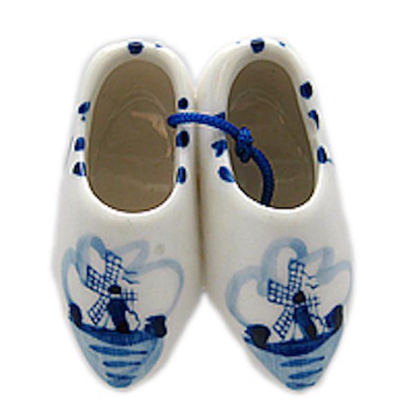 Delft Wooden Shoes Magnet Gifts - 1.75 inches, 2.5 inches, Ceramics, Collectibles, Decorations, Delft Blue, Dutch, Home & Garden, Kitchen Magnets, Magnets-Delft, Magnets-Refrigerator, Netherlands, PS-Party Favors, PS-Party Favors Dutch, shoes, Size, Top-DTCH-B, wood, Wooden Shoe-Ceramic