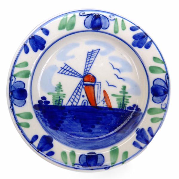 Windmill Plate Magnet - Collectibles, Color, Decorations, Delft Blue, Dutch, Home & Garden, Kitchen Magnets, Magnets-Delft, Magnets-Dutch, Magnets-Refrigerator, PS-Party Favors, PS-Party Favors Dutch, Small, Top-DTCH-B