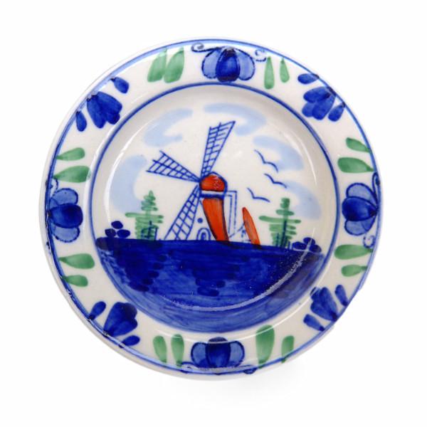 Plate Magnet With Windmill - Collectibles, Color, Decorations, Delft Blue, Dutch, Home & Garden, Kitchen Magnets, L, Magnets-Delft, Magnets-Dutch, Magnets-Refrigerator, PS-Party Favors, PS-Party Favors Dutch, Top-DTCH-B - 2