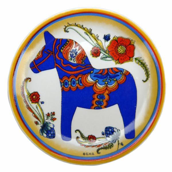Blue Dala Horse Magnet Plate - Below $10, Collectibles, CT-150, Dala Horse, Dala Horse Blue, Dala Horse-Magnets, Decorations, Home & Garden, Kitchen Magnets, Magnets-Refrigerator, PS-Party Favors, PS-Party Favors Dala, PS-Party Favors Swedish, Rosemaling, swedish, Top-SWED-B