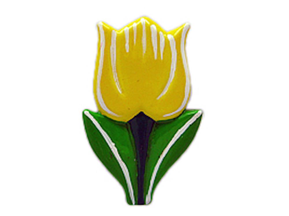 Yellow Tulips Gifts Refrigerator Magnet - Collectibles, Decorations, Dutch, Home & Garden, Kitchen Magnets, Magnets-Dutch, Magnets-Refrigerator, PS-Party Favors, PS-Party Favors Dutch, Red, Top-DTCH-B, Tulips, Violet, Yellow