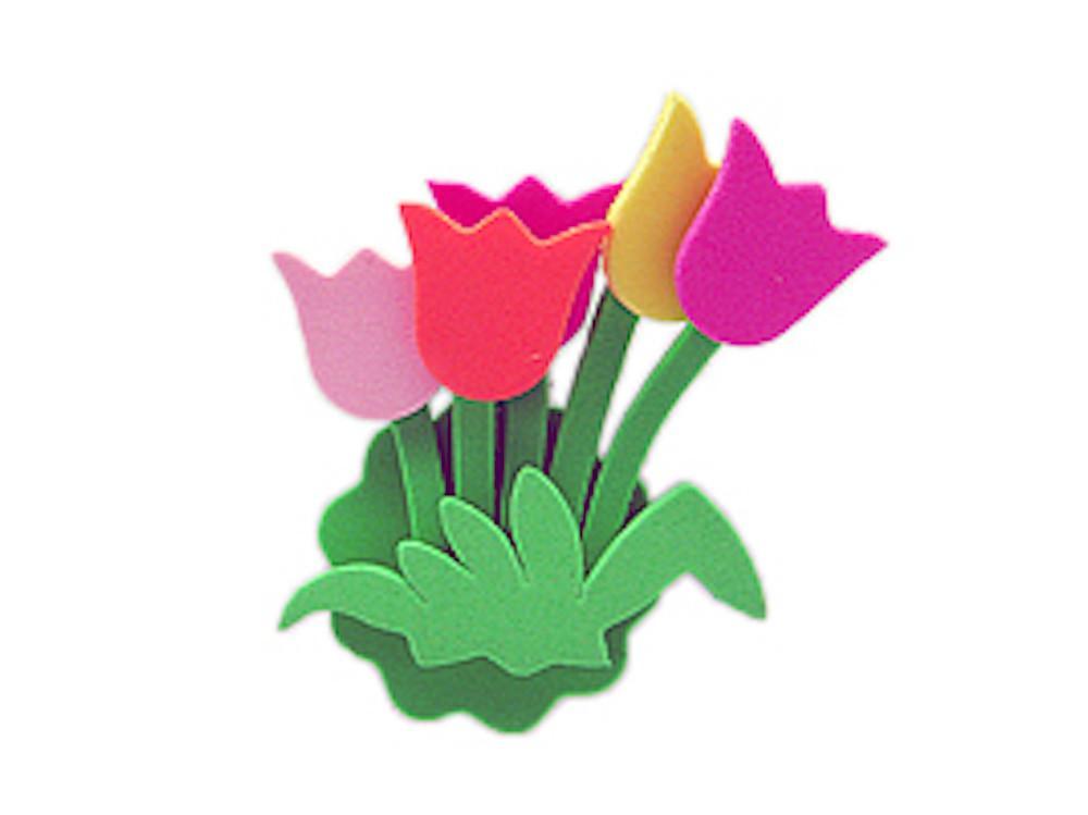 Dutch Tulip Refrigerator Magnet Tulip Bouquet - Collectibles, Dutch, Home & Garden, Kitchen Magnets, Magnets-Dutch, Magnets-Refrigerator, PS-Party Favors, PS-Party Favors Dutch, Tulips