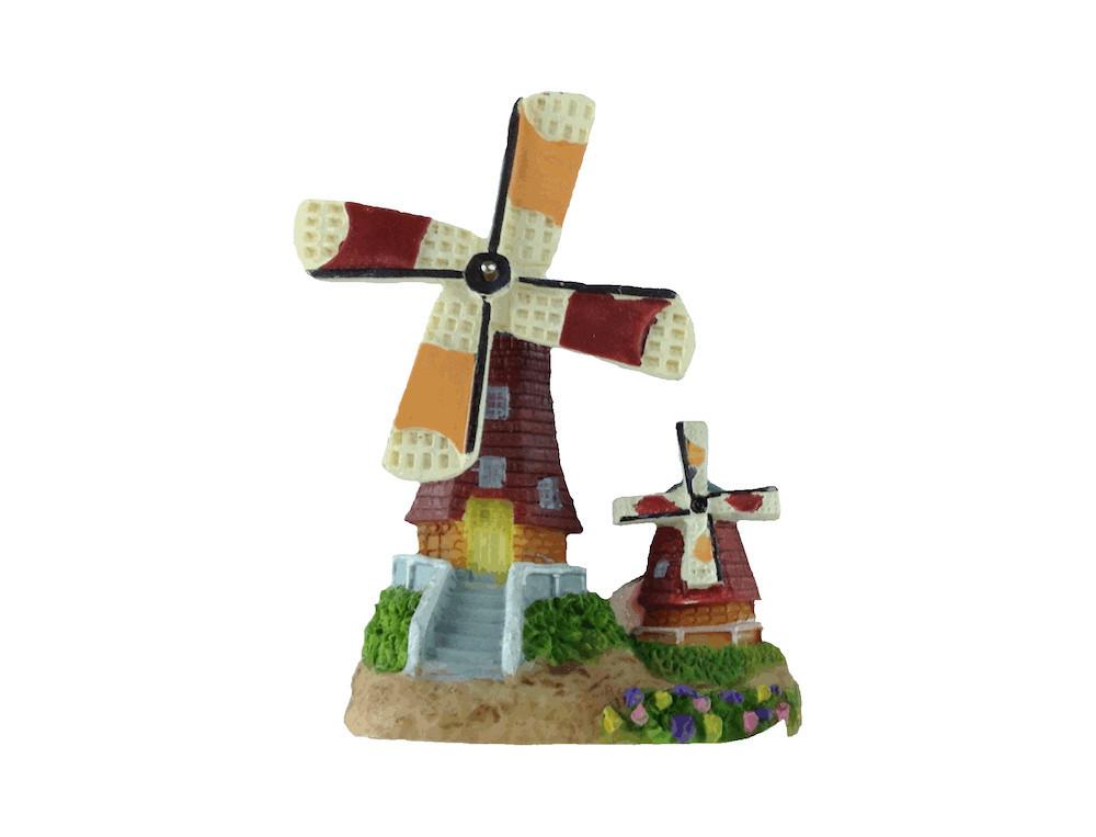 Decorative Windmill Dutch Kitchen Magnet - Collectibles, Dutch, Home & Garden, Kitchen Magnets, Magnets-Dutch, Magnets-Refrigerator, Poly Resin, PS-Party Favors, PS-Party Favors Dutch, Windmills