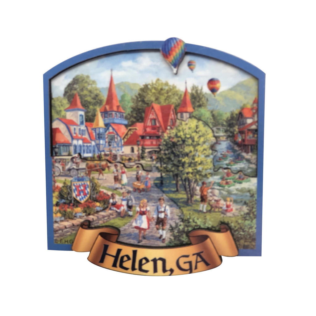 Helen Wooden 3-D Magnets