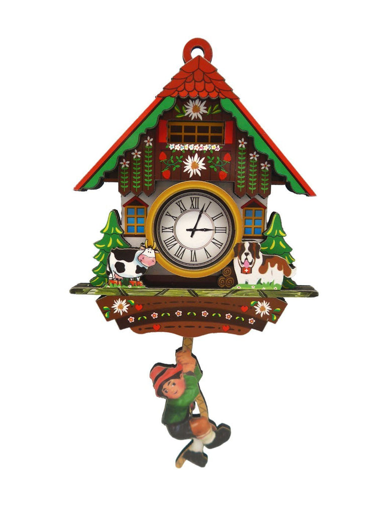 German Cow & Dog Cuckoo Clock Decorative Kitchen Magnet - Collectibles, CT-520, CT-525, German, Germany, Home & Garden, Kitchen Magnets, Magnet Swing, Magnets-German, Magnets-Refrigerator, New Products, NP Upload, PS-Party Favors, Yr-2017