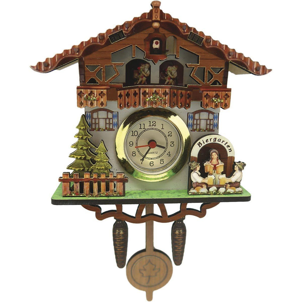 German Bier Garten Functioning Clock Fridge Magnet - Collectibles, CT-520, CT-525, German, Germany, Home & Garden, Kitchen Magnets, Magnet Swing, Magnets-German, Magnets-Refrigerator, New Products, NP Upload, PS-Party Favors, Yr-2017