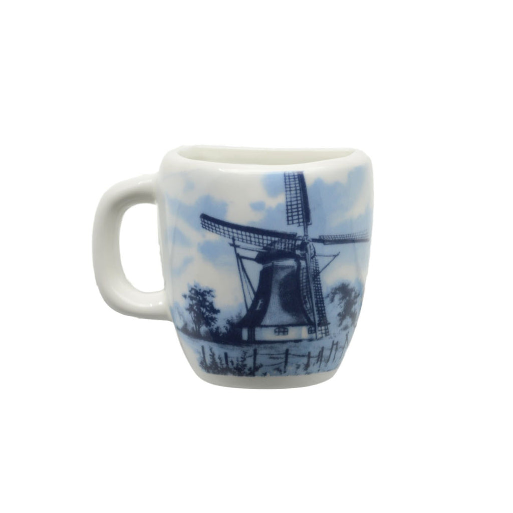 Dutch Windmill Scene Mug Magnets - Dutch, Magnets-Refrigerator, New Products, NP Upload, PS-Party Favors Dutch, Under $10, Windmills, Yr-2016