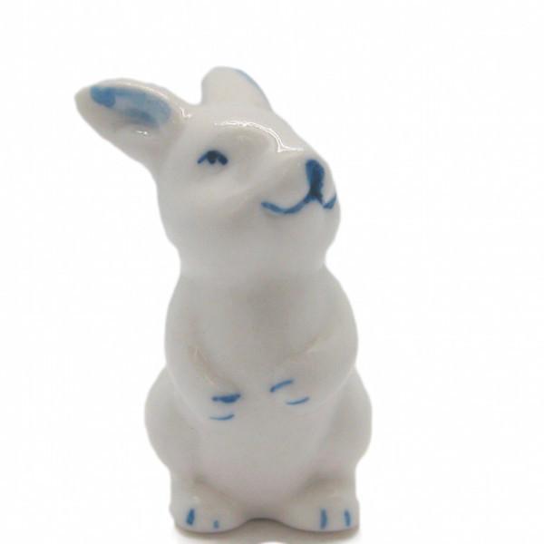 Ceramic Porcelain Delft Blue Rabbit - Animal, Collectibles, Delft Blue, Dutch, Figurines, General Gift, Home & Garden, Miniatures, Miniatures-Dutch, PS-Party Favors, Top-GNRL-B