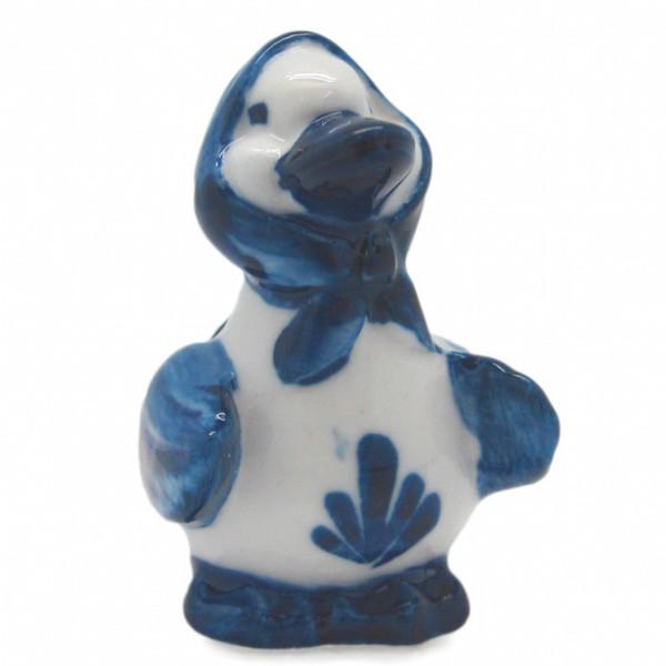 Porcelain  Delft Blue Happy Duck - Animal, Collectibles, Delft Blue, Dutch, Figurines, General Gift, Home & Garden, Miniatures, Miniatures-Dutch, PS-Party Favors, Top-GNRL-B