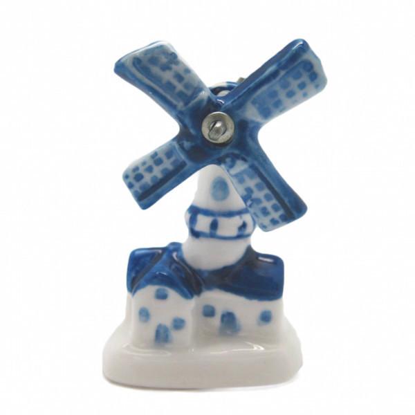 Collectible Delft Blue Windmill Ceramic Miniature - Collectibles, Delft Blue, Dutch, Figurines, General Gift, Home & Garden, Miniatures, Miniatures-Dutch, PS-Party Favors, Top-DTCH-A, Windmills