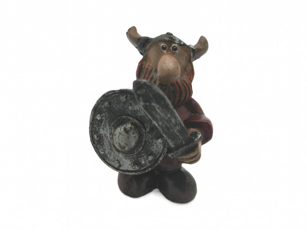 Miniature Viking With Shield - Below $10, Collectibles, Figurines, Home & Garden, Miniatures, Norwegian, PS-Party Favors, PS-Party Favors Norsk, Scandinavian, Viking