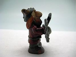 Miniature Viking With Shield - Below $10, Collectibles, Figurines, Home & Garden, Miniatures, Norwegian, PS-Party Favors, PS-Party Favors Norsk, Scandinavian, Viking - 2 - 3 - 4