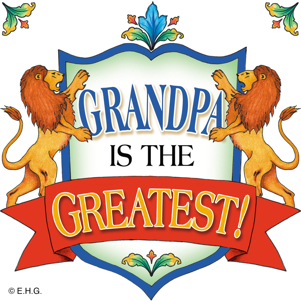  inchesGrandpa is the Greatest inches Collectible Magnet Tile - CT-100, CT-101, Grandpa, Magnets-Refrigerator, New Products, NP Upload, SY:, SY: Grandpa Greatest, Under $10, Yr-2016
