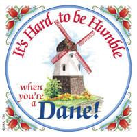 Danish Shop Magnet Tile Humble Dane - Below $10, Collectibles, CT-205, Danish, Home & Garden, Kitchen Magnets, Magnet Tiles, Magnet Tiles-Danish, Magnets-Refrigerator, PS-Party Favors, PS-Party Favors Danish, SY: Humble Being Danish, Top-DNMK-A