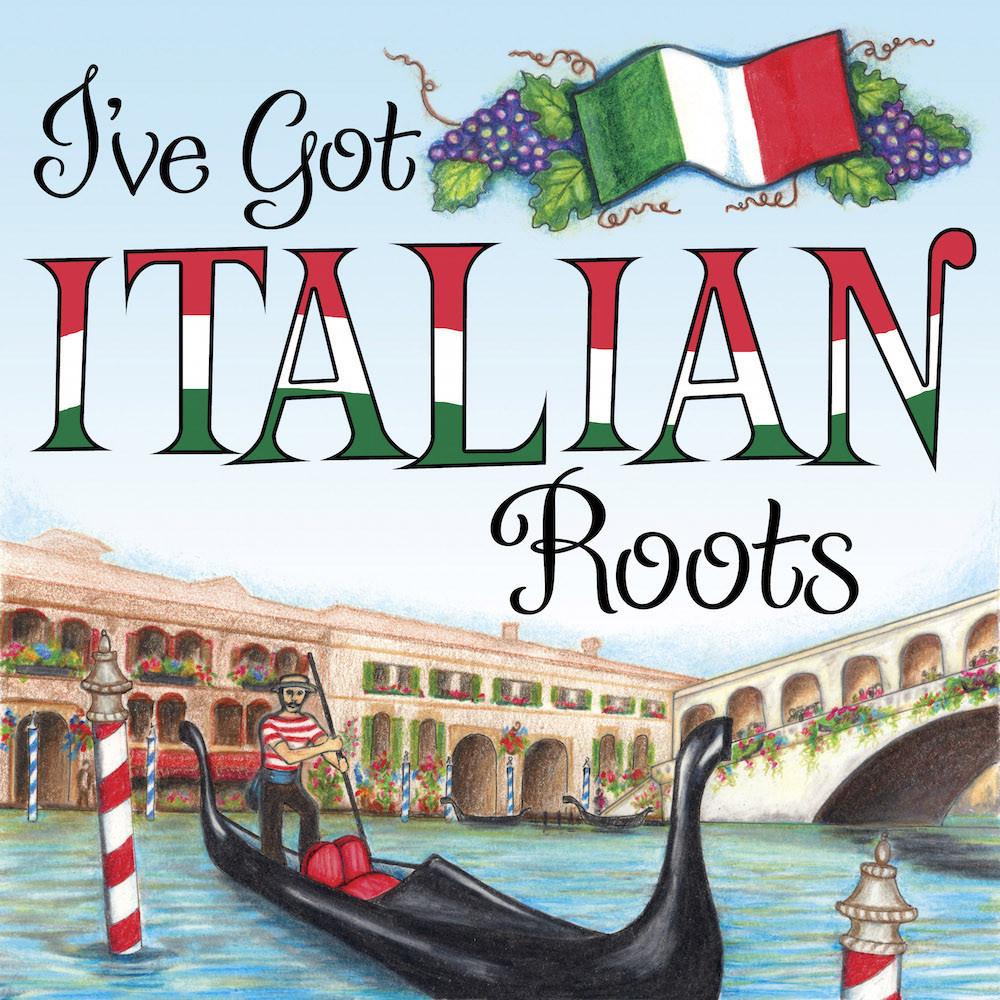 Italian Gift Ideas Italian Roots Magnet Tile - Below $10, Collectibles, CT-225, Home & Garden, Italian, Kitchen Magnets, Magnet Tiles, Magnet Tiles-Italian, Magnets-Refrigerator, PS-Party Favors, SY: Roots Italian