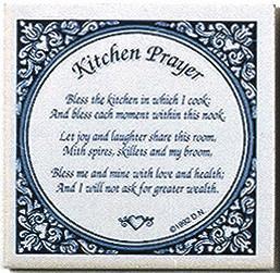 Tile Magnets Sayings: Kitchen Prayer - Collectibles, Decorations, General Gift, Home & Garden, Kitchen Magnets, Magnet Tiles, Magnet Tiles-Saying, Magnets-Refrigerator, PS-Party Favors, SY: Kitchen Prayer