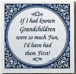 Tile Magnets Quotes: Grandchildren Much Fun - Collectibles, CT-100, CT-101, Decorations, General Gift, Grandma, Home & Garden, Kitchen Magnets, Magnet Tiles, Magnet Tiles-Saying, Magnets-Refrigerator, PS-Party Favors, SY: Grandchildren First