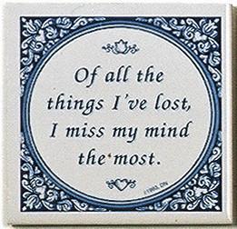 Tile Magnets Quotes: Of All Things I Miss - Collectibles, Decorations, General Gift, Home & Garden, Kitchen Magnets, Magnet Tiles, Magnet Tiles-Saying, Magnets-Refrigerator, PS-Party Favors, SY: Of All Things I Miss