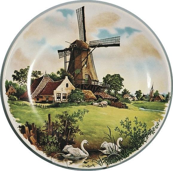 P842/P8: MILL/SWAN/COLOR  PLATE 8IN.
