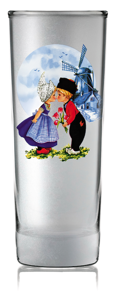 Dutch Kiss Frosted Shooter - Barware, Below $10, Collectibles, Drinkware, Dutch, Glass, Home & Garden, Kitchen & Dining, PS-Party Favors Dutch, Shot Glasses, Shots-Glass, Tableware, Top-DTCH-B