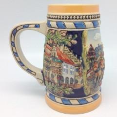 Classic Munich Scene Collectible Beer Stein - .6L, Alcohol, Animal, Barware, Beer Glasses, Beer Stein-No Lid, Beer Stein-No Lid-EHG, Beer Steins, Coffee Mugs, Collectibles, Decorations, Drinkware, German, Home & Garden, Multi-Color - 2 - 3