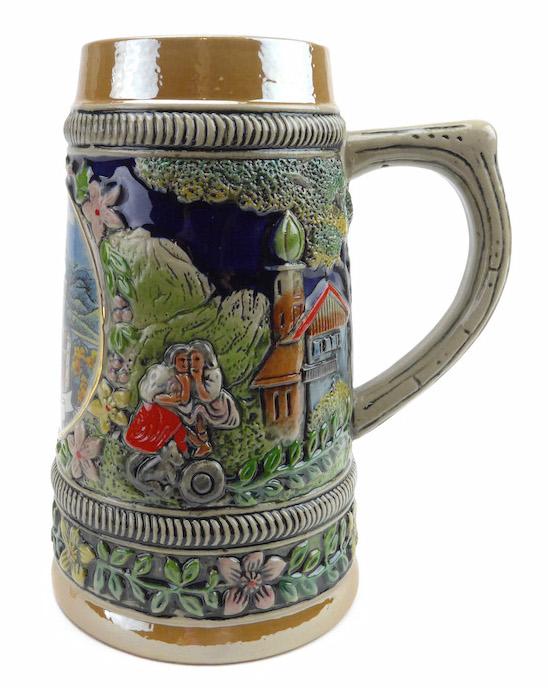 Mini Ludwig's Beer Stein Shot Glass - Alcohol, Barware, Ceramics, Collectibles, Drinkware, German, Germany, Home & Garden, Ludwigs Castle, Miniatures, Multi-Color, PS- Oktoberfest Party Favors, PS-Party Favors, Shot Glasses, Shots-Ceramic, Tableware, Top-GRMN-A - 2